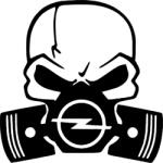 Stickify Opel gázmaszkos matrica