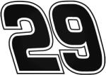 Stickify NASCAR 29 felirat - Autómatrica