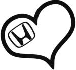Stickify Honda matrica Love