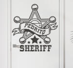 Stickify Sheriff matrica egyedi névvel