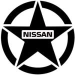 Stickify Nissan Katonai csillag matrica 30 cm