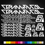 Stickify Prémium Commencal bicikli matrica szett