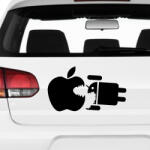 Stickify Apple eat Android - Szélvédő matrica