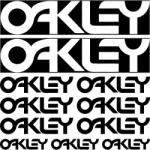 Stickify Oakley "1" szponzor matrica szett