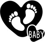 Stickify Baby szivecske matrica