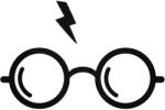 Stickify Harry potter szemüveg "1" Autómatrica