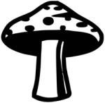 Stickify Gomba "1" matrica