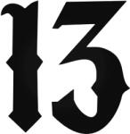 Stickify 13-as tuningszám matrica