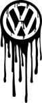 Stickify Elfolyt VW embléma matrica