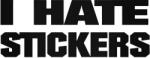 Stickify I Hate Stickers tuning felirat