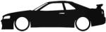 Stickify Nissan Skyline R34 GTR matrica