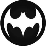 Stickify Régi Batman logó "1" Autómatrica
