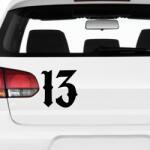 Stickify 13 - Szélvédő matrica