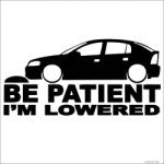 Stickify Opel matrica Be Patient