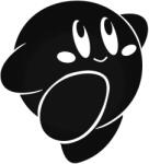 Stickify Kirby "1" matrica