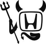 Stickify Honda matrica ördög vasvillával
