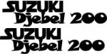 Stickify Suzuki Djebel 200 matrica készlet