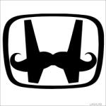 Stickify Honda matrica bajusz