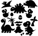 Stickify Pici dínó szett matrica