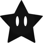 Stickify Mario csillag matrica