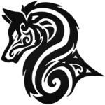 Stickify Tribal Wolf - Autómatrica