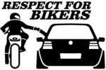 Stickify Respect for Bikers matrica