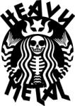 Stickify Heavy Metal Starbucks matrica