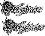 Stickify Skywave matrica készlet 2 db 20 cm