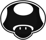 Stickify Super Mario óriás gomba "1" matrica