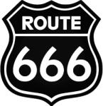 Stickify Route 666 Tuning felirat
