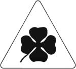 Stickify Háromszögben lóhere Autómatrica