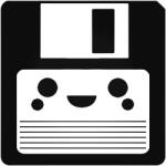 Stickify Vidám Floppy matrica