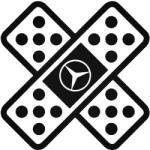 Stickify Mercedes matrica Dominó