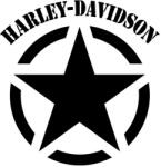 Stickify Harley Katonai csillag matrica