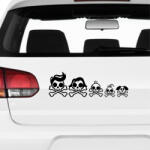 Stickify Halálfejes család matrica