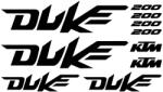 Stickify KTM 200 Duke matrica szett