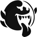Stickify Super Mario nagy szellem matrica