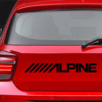 Stickify ALPINE Logó - Szélvédő matrica