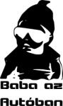 Stickify Vagány Baba az autóban autómatrica