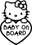 Stickify Hello Kitty Baby on Board autómatrica