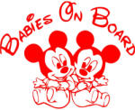 Stickify Babies on Board Disney matrica