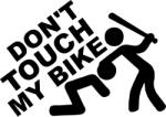 Stickify Dont Touch my Bike matrica