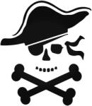 Stickify Kalóz koponya Autómatrica