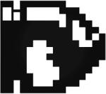 Stickify Bullet Bill 8-bit Super Mario matrica