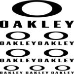 Stickify Oakley szponzor matrica szett