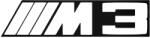 Stickify BMW matrica M3 embléma 1