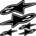 Stickify Alpinestars "1" szponzor matrica szett