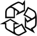 Stickify Újrahasznosítás ikon "2" Autómatrica