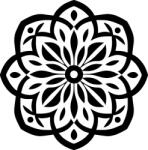 Stickify Díszes mandala matrica