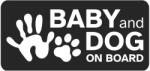 Stickify Baby and Dog on Board matrica